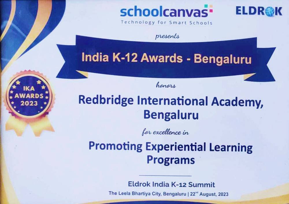 India k-12 Awards-Bangaluru