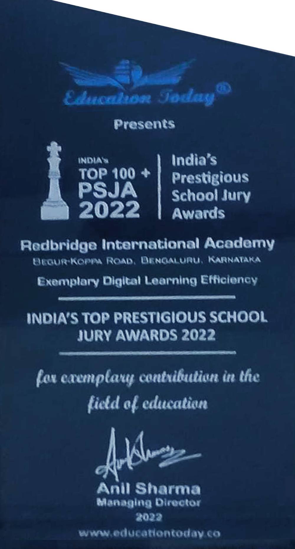 India's top prestigious school jury awards